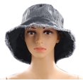 thumbnail image 2 of CoCopeaunt Denim Bucket Hat Frayed Edge Fisherman Hat for Women Men Summer Casual Jean Fisherman Cap Outdoor Beach Sun Hats, 2 of 7