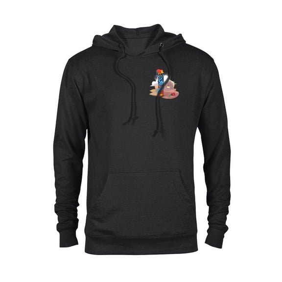 Disney Villains Alphabet Monogram Aladdin Letter I for Iago - Pullover Hoodie for Adults - Customized-Black