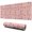 Pink Cow Milk, variant on Long Mouse Pads for Desk,Pink Cow Milk Strawberry Pattern Desk Mats on Top Of Desks, Desk Mouse Pad Extra Large with 3mm Non-Slip Base and Stitched Edge for Gaming,Office,Work,Home 31.5"x11.8"