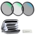 thumbnail image 1 of Kit de filtros para lente NEEWER de 46 mm UV CPL ND4 con estuche, 1 of 8