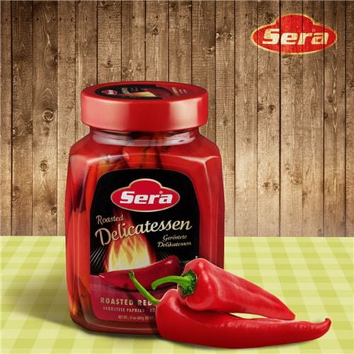 Sera Roasted Red Peppers 24 Oz ( 680 Gr)