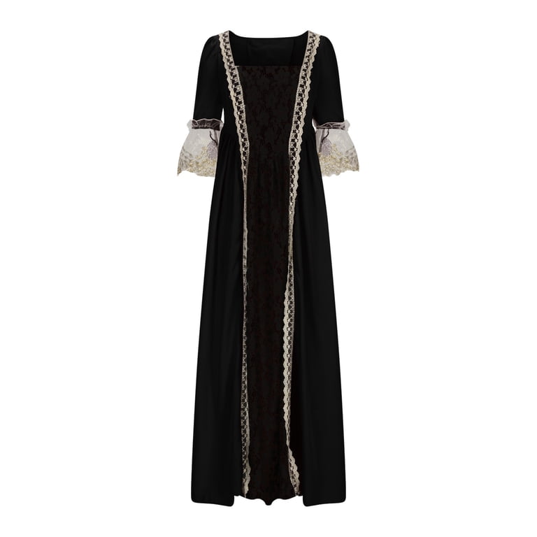 black and white masquerade dress Amazon.com: CountryWomen Womens Royal Retro Medieval Renaissance Dresses Lady Satin (XS, Black) : Clothing, Shoes & Jewelry Ready to slay the masquerade