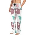 thumbnail image 5 of FREEAMG Sloth Cotton Pajama Pant for Men, Super Soft Lightweight Lounge Pajama Bottoms Drawstring Sleepwear Pant with 2 Pockets, 5 of 7