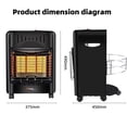 thumbnail image 2 of Calentador de propano SANAUVULCAN SANAU VULCAN 18.000 BTU 450m² Negro, 2 of 9