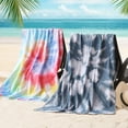 thumbnail image 3 of Beartech 4 Pieces Beach Towel Set,40x70 inches Tie-Dye Beach Towels Soft Camping Travel Towels, Lightweight Quick Dry Pool Towels for Beach Shower Towels Swim Towels Absorbent for Adults, 3 of 9