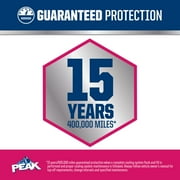 PEAK OET Asian Antifreeze/Coolant, 50/50 Prediluted Red/Pink POAT, 400,000 Miles/15 Years for Car, SUV & Truck, 55-gal Drum, PEAK Accessories Included