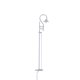 thumbnail image 1 of Billuyoard Modelo de luz ferroviaria para exteriores, blanco cálido, manualidades, poste de luz LED, escala 1: 87, Micro paisaje, lámparas ligeras para Decoración Gris (Luz Blanca) Billuyoard HA064667-01, 1 of 6