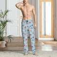 thumbnail image 2 of Logiee Brain Training Print Pajama Pants for Men,Men’s Pajama Bottoms,Mens PJ Pants with Pockets & Button Fly-Small, 2 of 6