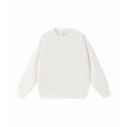 thumbnail image 1 of American streetwear brand 450g heavyweight terry cloth solid color crew neck men's oversized pullover sweatshirt top, 1 of 4
