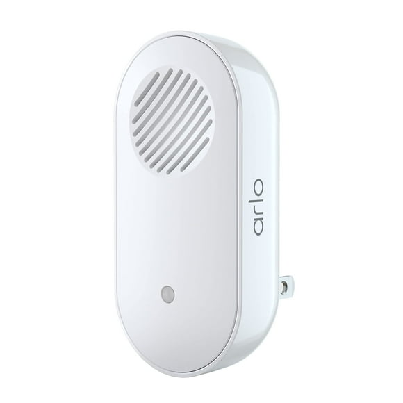 Arlo Chime 2 - Sirène Intégrée, Alertes Audibles, Mélodies Personnalisables, Connectée Wi-Fi, Compatible avec Sonnette Filaire et Sans Fil, Caméra de Sécurité et Appareils Intelligents pour la Maison (AC2001)