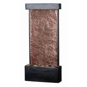 Kenroy Home Falling Water Oil Rubbed Bronze with Natural Hammered Copper Indoor Wall/Table Fountain