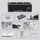 thumbnail image 2 of Teclado Mecánico Inalámbrico Womier ERA75 75% con RGB, 2 of 6