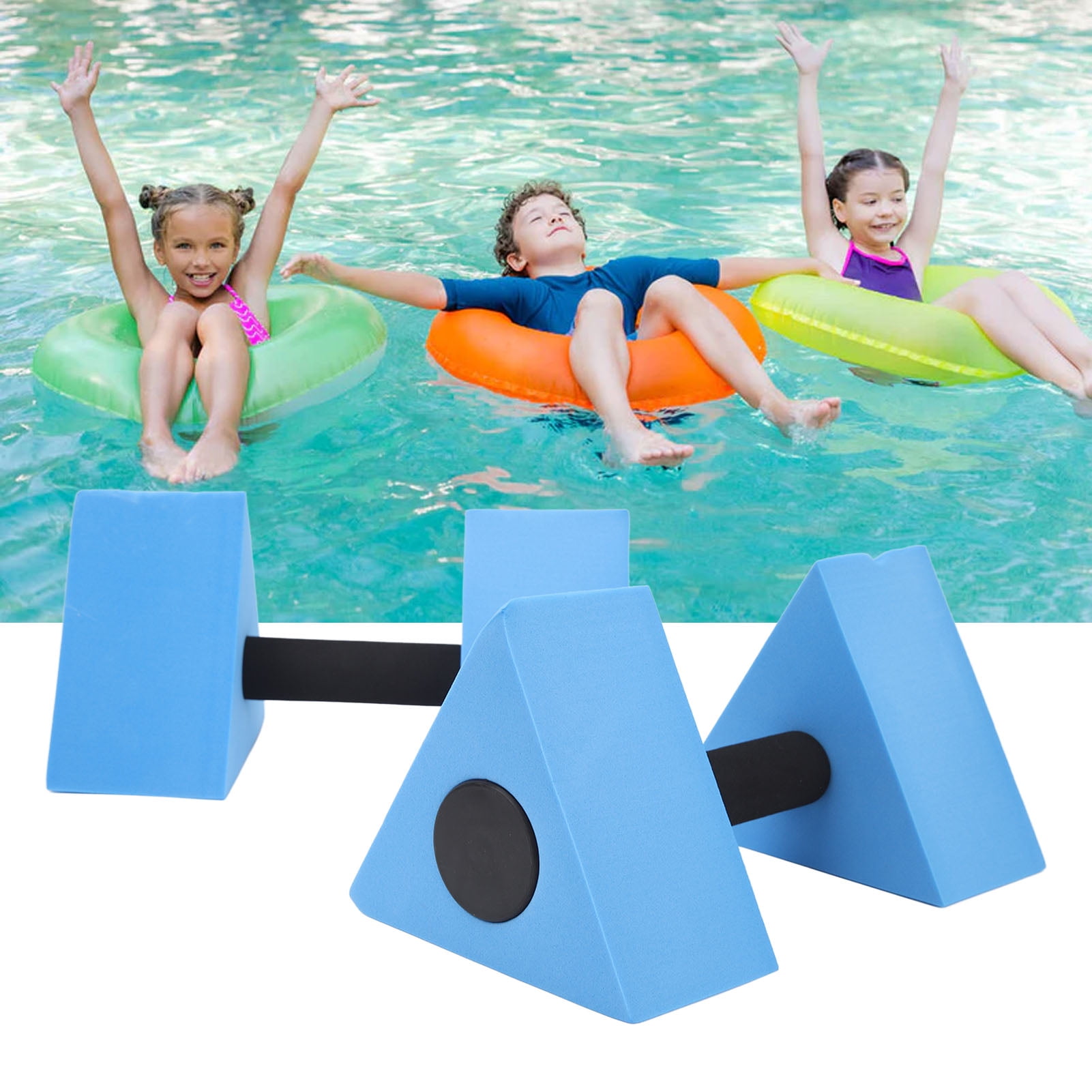 1 Pair Water Floating Dumbbell Triangle Aquatic Exercise Equipment Chidren Swimming Teaching Aids for Kids Swimming Water Aerobics Water gyms schools kindergartens Cameo Brown Walmart