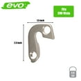 thumbnail image 2 of EVO Vista Derailleur Hanger with Screws Bicycle Tail Hook Drop Out Adapter for Mountain Bike, 2 of 5