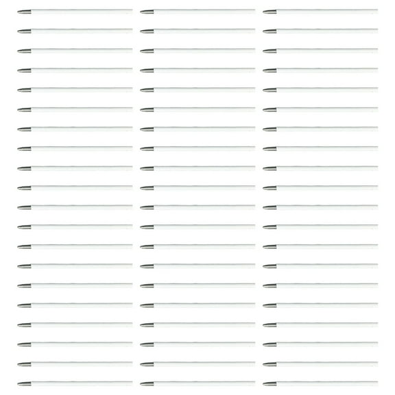 60 Pcs Beadable Pen Refills 1.0mm Replaceable Pen Refills for Bead Pens
