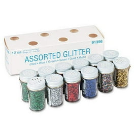 Spectra Glitter, 0.04 Hexagon Crystals, Assorted, 0.75 oz Shaker-Top Jar, 12/Pack Spectra Glitter, 0.04 Hexagon Crystals, Assorted, 0.75 oz Shaker-Top Jar, 12/Pack