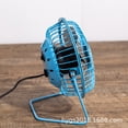 thumbnail image 3 of Nogis USB Table Fan Portable Small Desk Fan Fashion Wrought Iron for Bedside Home Office Dormitory Desktop, 180 ° Adjustable Angle, USB Cable Recharg, 3 of 7