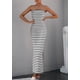 thumbnail image 5 of Vestido PRETTYGARDEN Maxi Ajustado sin Tirantes con Abertura Lateral Talla XL, 5 of 8