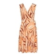 thumbnail image 4 of LASCANA Women's Printed Wrap Look Dress Tie, 4 of 5
