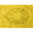 thumbnail image 1 of Ahgly Company Machine Washable Indoor Rectangle Persian Yellow Traditional Area Rugs, 6' x 9', 1 of 4
