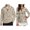 Retro Palm Tree Floral - W, variant on Xixirimido Daisy Leopard Blue Couples Golf Shirts Matching Polo Shirts Long Sleeve Golf Tops for Women Men 1/4 Zipper Breathable Quick Dry Athletic Activewear for Fall Winter S