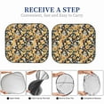thumbnail image 6 of Haiem Sunflowers Bee Car Windshield Sun Shade (2 Pieces) Foldable Windshield Sun Shade Car Accessories for Truck SUV Pickup-Large, 6 of 7
