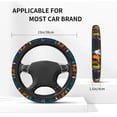 thumbnail image 3 of Scooby Doo Steering Wheel Cover Universal 15 Inch Anti Slip Steering Wheel Cover Car Accessories Decor, 3 of 5