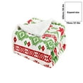 thumbnail image 3 of Premium Christmas Sherpa Throw Blanket Super Soft Flannel Throw, Christmas Decoration, Fleece, Plush, Warm, Cozy Reversible Microfiber Holiday Blanket for Couch Sofa Bed, 3 of 6