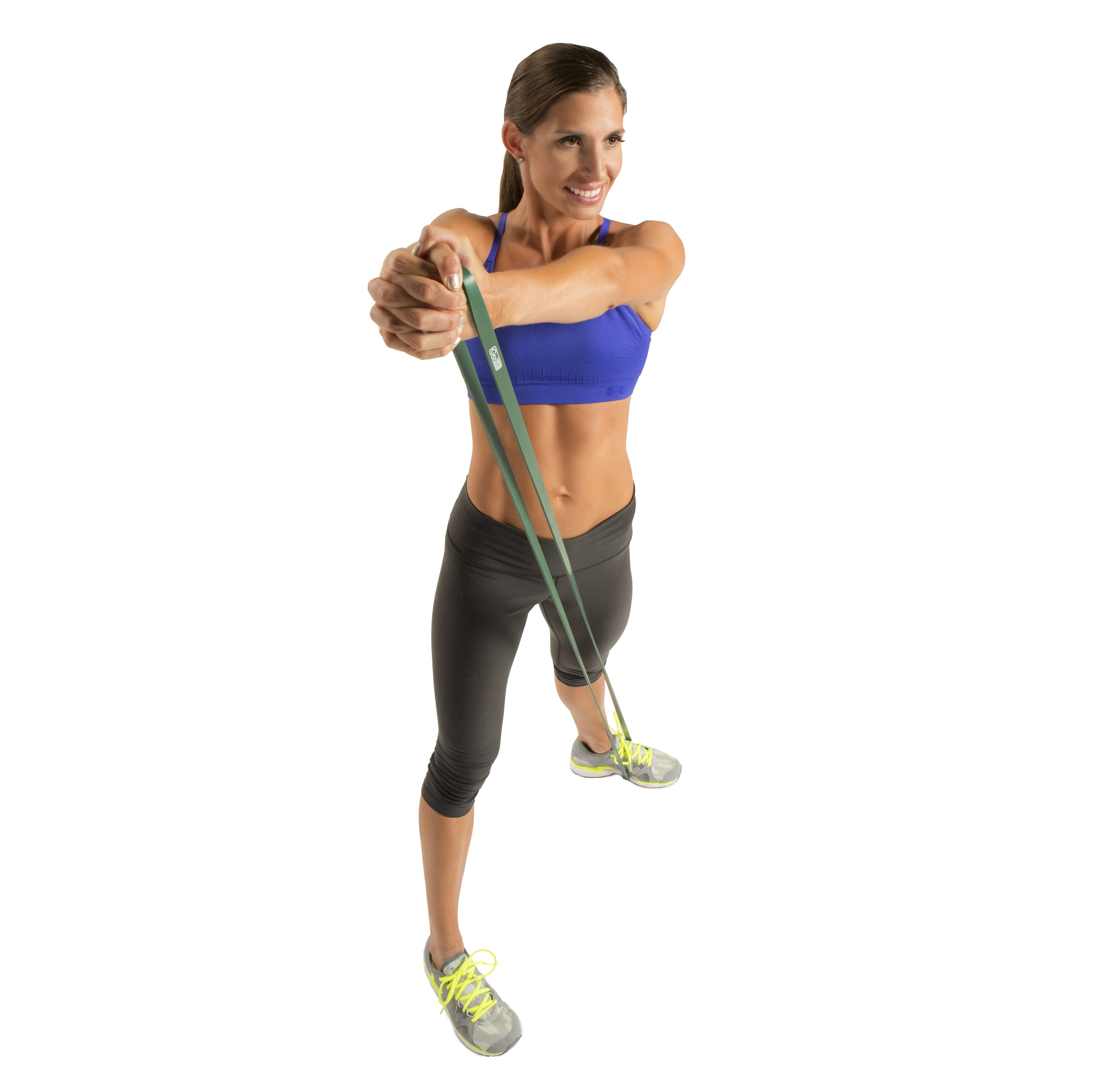 GoFit Wide Super Resistance Bands - Resistance Training Loops - Black 60-150lb
