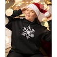 thumbnail image 4 of Tstars Womens Christmas Shirts Gift Big White Snowflakes Christmas Family Holiday Shirts Xmas Party Christmas Gifts for Her Sweatshirt Xmas Women Birthday Gift Hoodie, 4 of 6