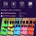 thumbnail image 3 of 12 IN Clear Acrylic Display Riser Shelf with LED light,3 Tier Display Step Shelves Holder, Perfume Cologne Organizer Holder,Pops Toys Figures, Clear Cupcake Riser, Dessert Shelf, Decoration on, 3 of 5