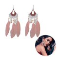 thumbnail image 3 of Boucles d'Oreilles Bohème Style National Rétro Boucles d'Oreilles Longues Boucles d'Oreilles Déclaration, 3 of 9