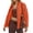 Orange, variant on Women's Oversized Lightweight Down Coat Long Sleeve Zip Packable Short Puffer Jackets