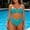 Blue, variant on Swimsuit For Women Relaxed Fit Bikini Set Soft Stretchy Nylon Swimwear Summer Vacation Trend Blue XXL
