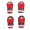thumbnail image 1 of 4 Uds botas para perros elegantes protectores de patas de perro transpirables de malla resistente al calor con correas reflectantes para actividades al aire libre, 1 of 8