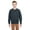 Black Heather, variant on Jerzees Nublend Youth Crewneck Sweatshirt , 562B , Royal , Small