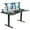 Black Carbon Fiber/Black, variant on VIVO Electric 63” x 32” Stand Up Desk, Black Table Top, Black Frame