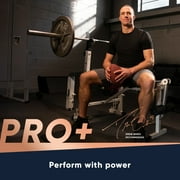 Copper Compression PRO+ Performance Leg Sleeve S-M: Targeted Compression for Pain Relief from Shin Splints and Sore Muscles and Peak Performance for Running, Basketball, Football. Fits men and women.