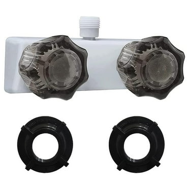 1x Hot And Cold RV Bathroom Shower Faucet Switch Mixing Valve Water Supply PARTS