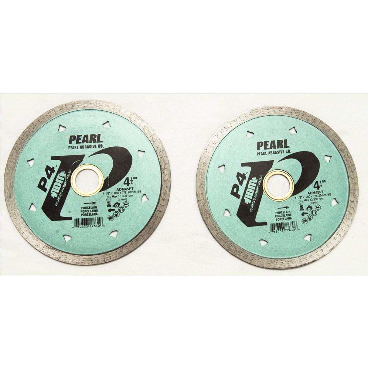 Pearl Abrasive P4 ADM45PT Reactor 4 1/2" Porcelain Tile Diamond Blade