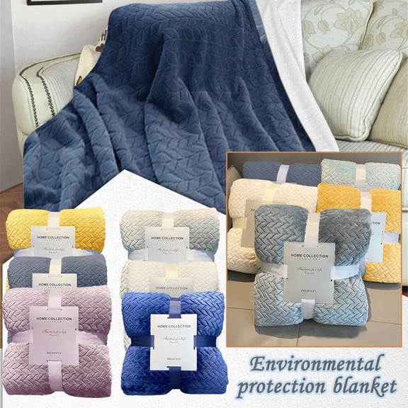 HomelyJoy Charcoal Throw Blanket 40x30, Super Soft Flannel Fleece Fuzzy Plush, Cozy All Season Couch & Travel Blanket for Adults, Warm for Winter