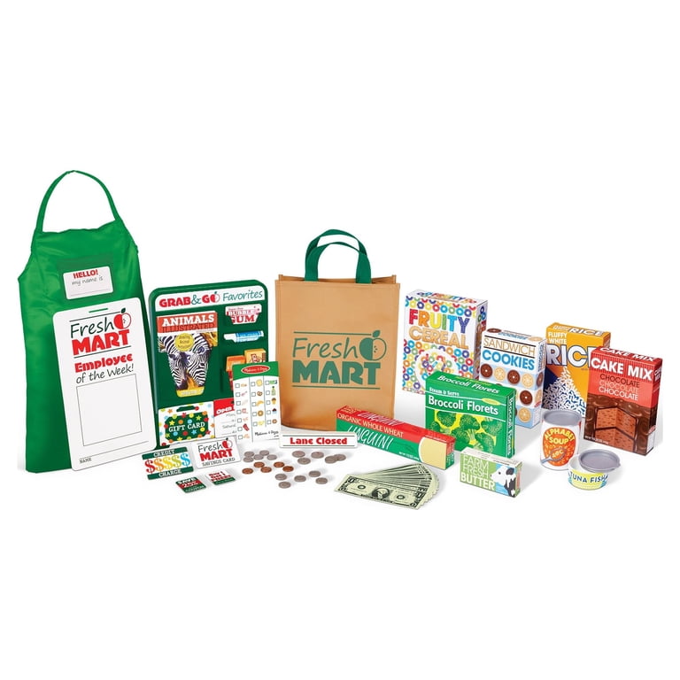 Melissa & Doug Fresh Mart Grocery Store Companion Set, 70 Pieces photo 1