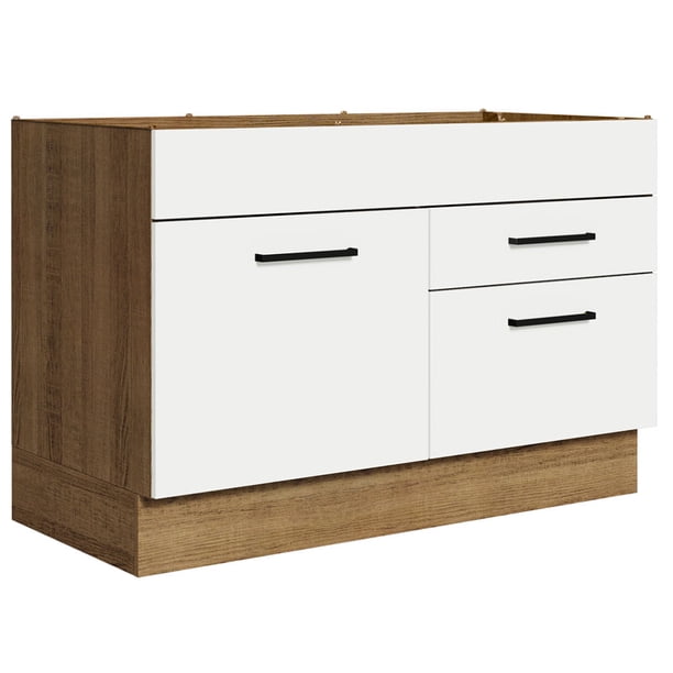 Mueble de Cocina 120 x 60 cm 1 Puerta 2 Cajones (Sin Tablero) Agata Madesa MB