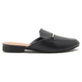 thumbnail image 2 of EIGHT EIGHTEEN Women’s Cute Closed Toe Mules Slip On Flat Backless Slides, 2 of 4
