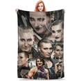 thumbnail image 1 of Rhea Wrestler Ripley Throw Blanket Lightweight Air Conditioner Blanket King Size Blankets for All Seasons Funny Blankets for Office for Running 40"x30", 1 of 8