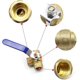 thumbnail image 4 of 3 Way Ball Valve-dn15 1/2 Internal Thread Ball Valve Stop Valve, Brass Air Ball Valve For Water, Oil And Air Lines, 4 of 5