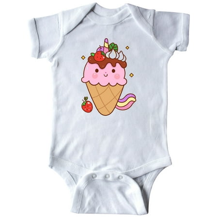 

Inktastic Kawaii Ice Cream Cone Gift Baby Boy or Baby Girl Bodysuit