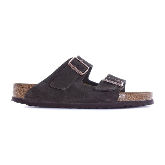 Birkenstock Men's Arizona Soft Footbed Open Toe Sandals, Mocca, 7