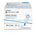 thumbnail image 2 of McKesson Prevent HP Safety Lancet, Retractable, Pressure-Activated Finger Device, Sterile - Ideal for Blood Testing - Single Use, 28 Gauge, 1.6 mm Depth, 100 Count, 20 Packs, 2000 Total, 2 of 5