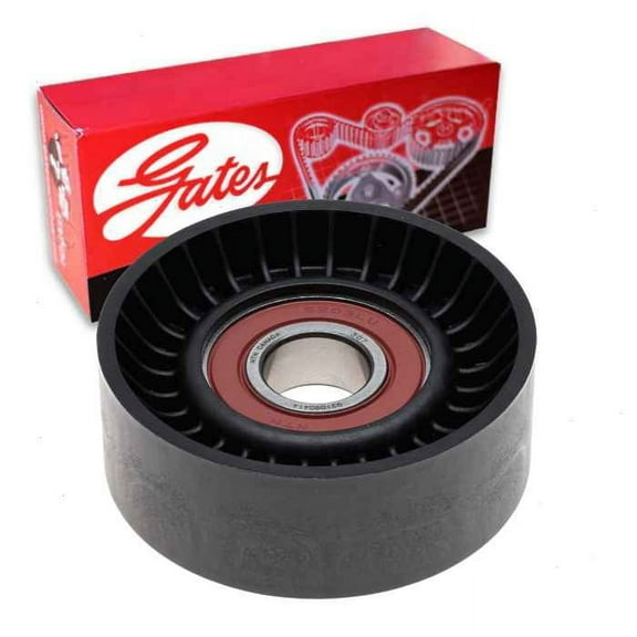 Gates Upper DriveAlign Drive Belt Idler Pulley compatible with Ford Explorer 3.0L V6 2020